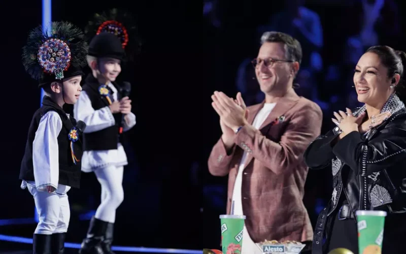 Moment emoționant la „Românii au talent”. Pavel Bartoș a apăsat Golden Buzz pentru doi frați care au cucerit scena